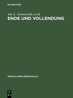 cover image of Ende und Vollendung